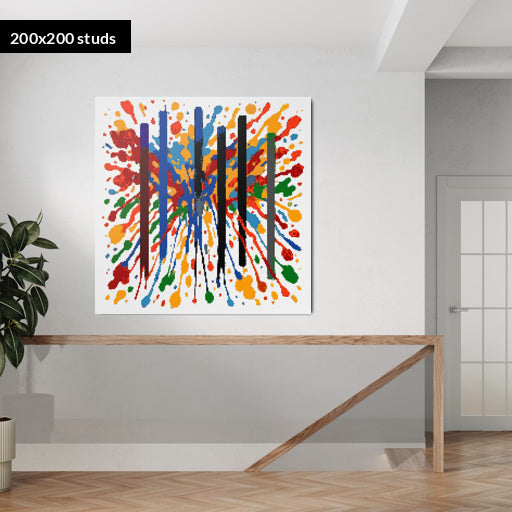 200*200studs, 160*160cm, 63*63inch