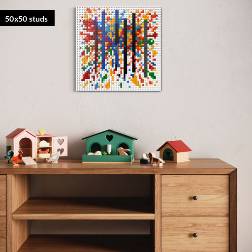 50*50studs, 40*40cm, 15,75*15,75inch