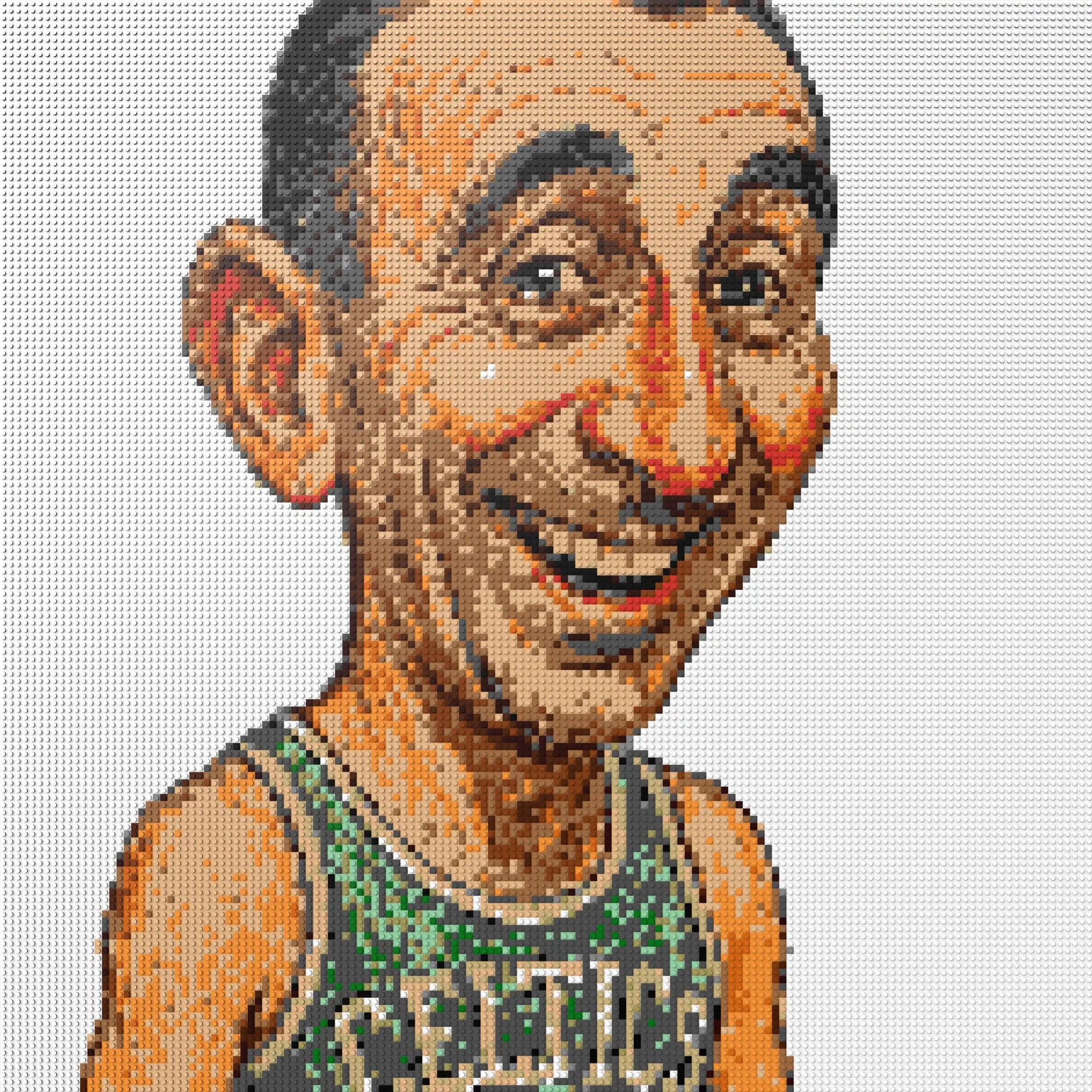 150*150studs, 120*120cm, 47,25*47,25inch