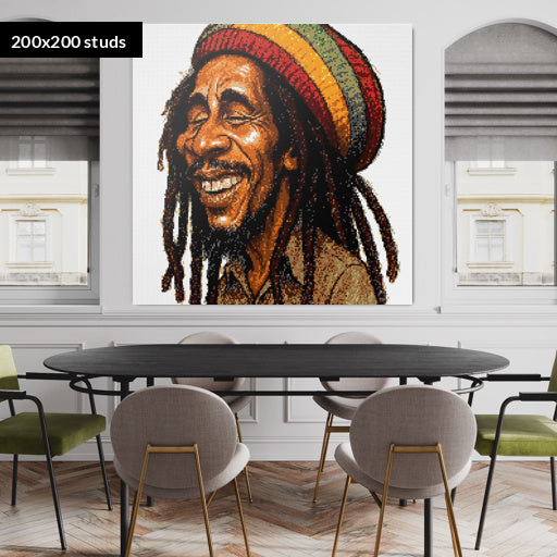 200*200studs, 160*160cm, 63*63inch