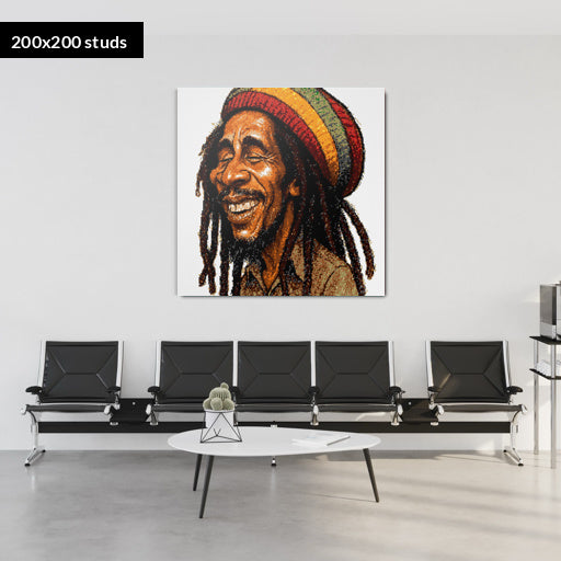 200*200studs, 160*160cm, 63*63inch