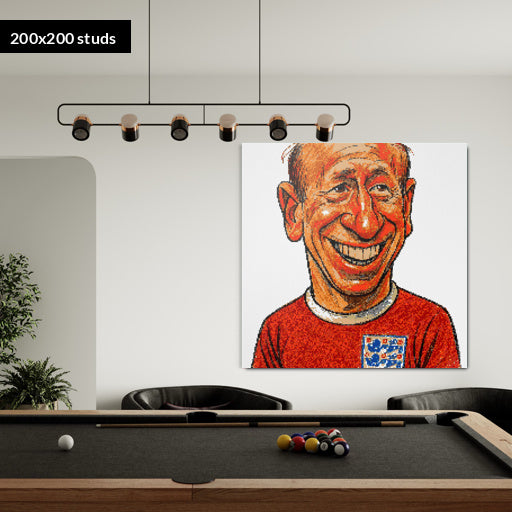 200*200studs, 160*160cm, 63*63inch