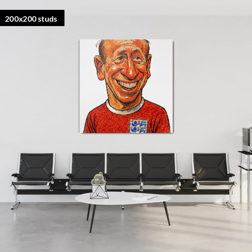 200*200studs, 160*160cm, 63*63inch