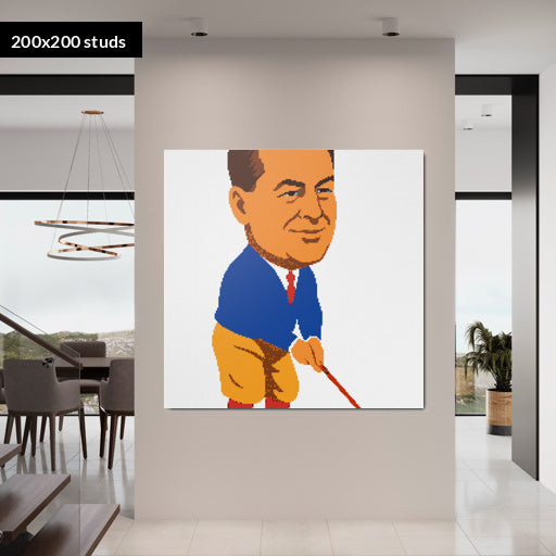 200*200studs, 160*160cm, 63*63inch