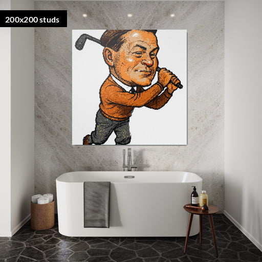 200*200studs, 160*160cm, 63*63inch