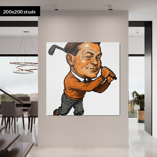 200*200studs, 160*160cm, 63*63inch