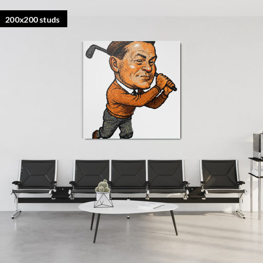 200*200studs, 160*160cm, 63*63inch