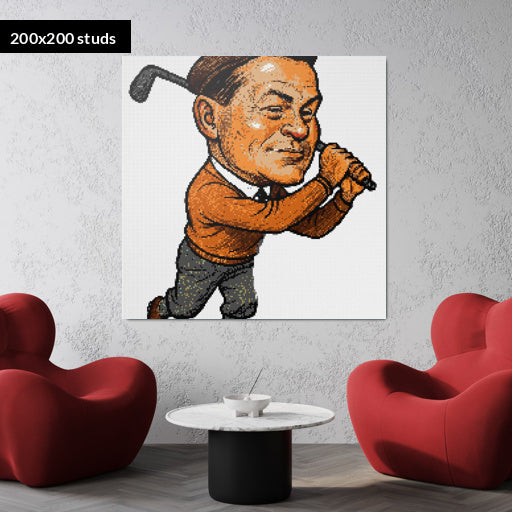 200*200studs, 160*160cm, 63*63inch