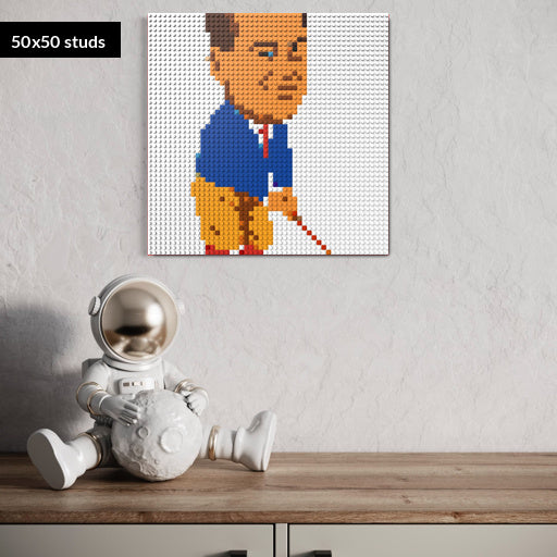 50*50studs, 40*40cm, 15,75*15,75inch