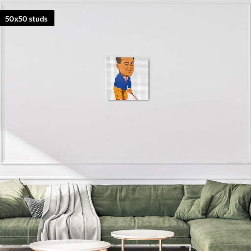 50*50studs, 40*40cm, 15,75*15,75inch