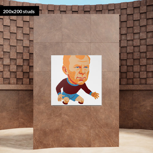 200*200studs, 160*160cm, 63*63inch