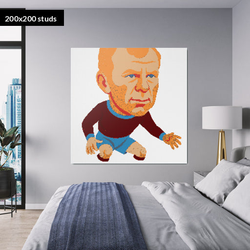 200*200studs, 160*160cm, 63*63inch