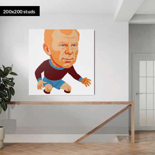 200*200studs, 160*160cm, 63*63inch