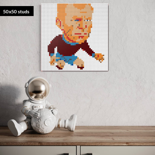50*50studs, 40*40cm, 15,75*15,75inch