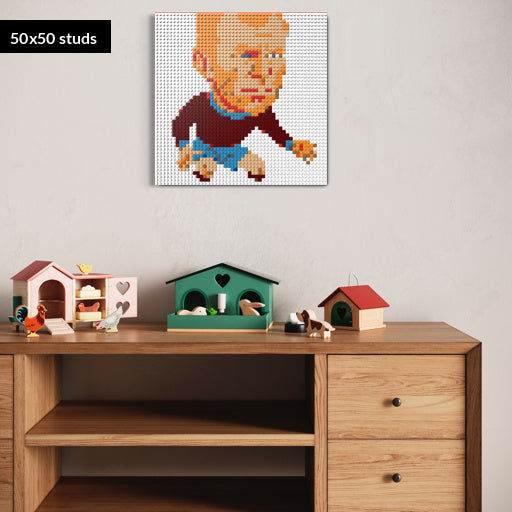 50*50studs, 40*40cm, 15,75*15,75inch