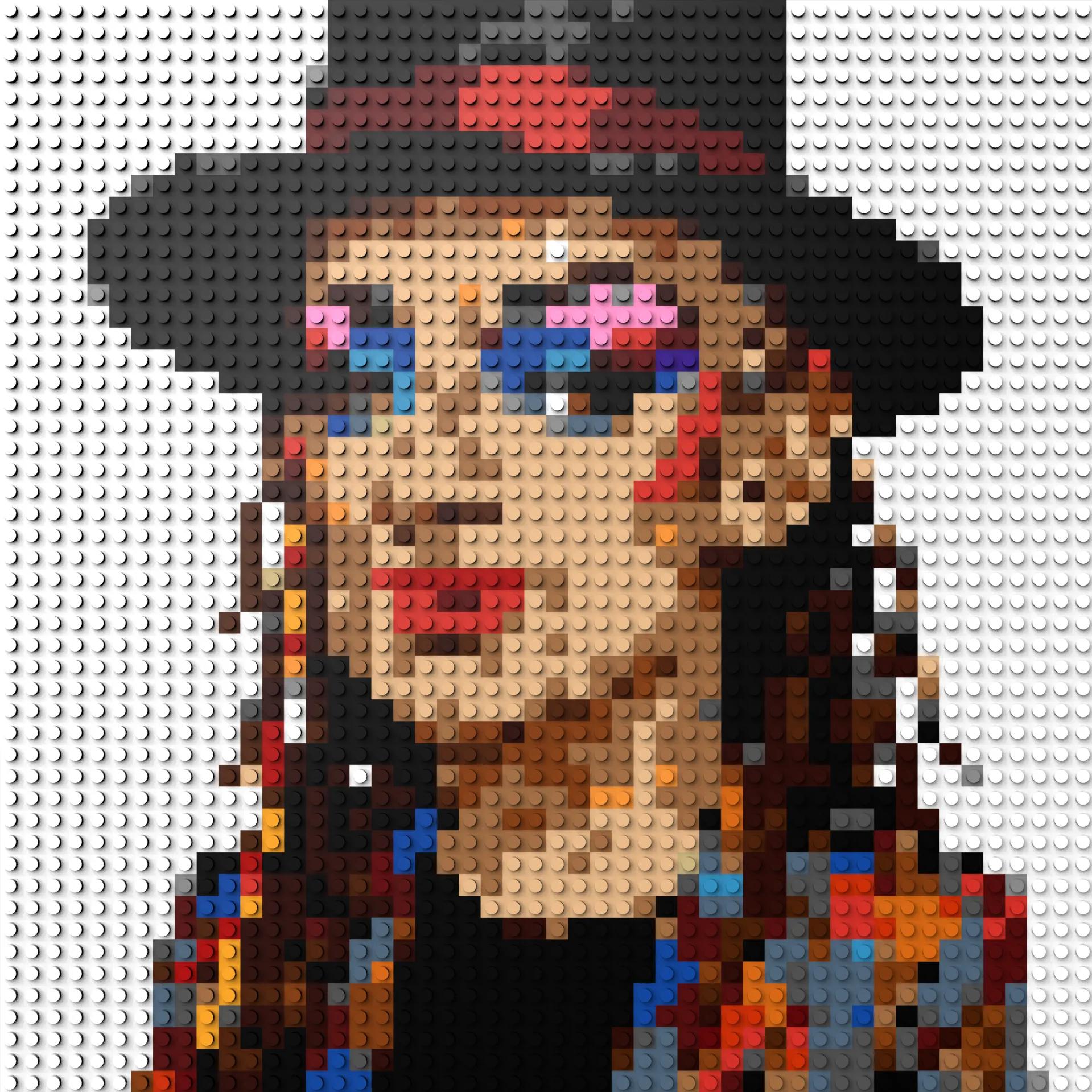 50*50studs, 40*40cm, 15,75*15,75inch