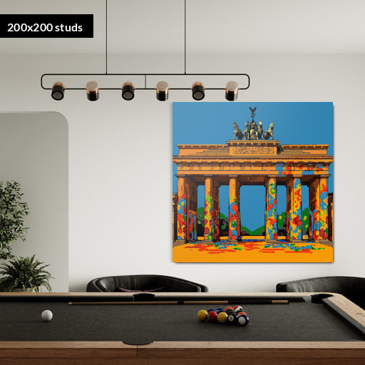 200*200studs, 160*160cm, 63*63inch