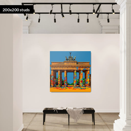200*200studs, 160*160cm, 63*63inch