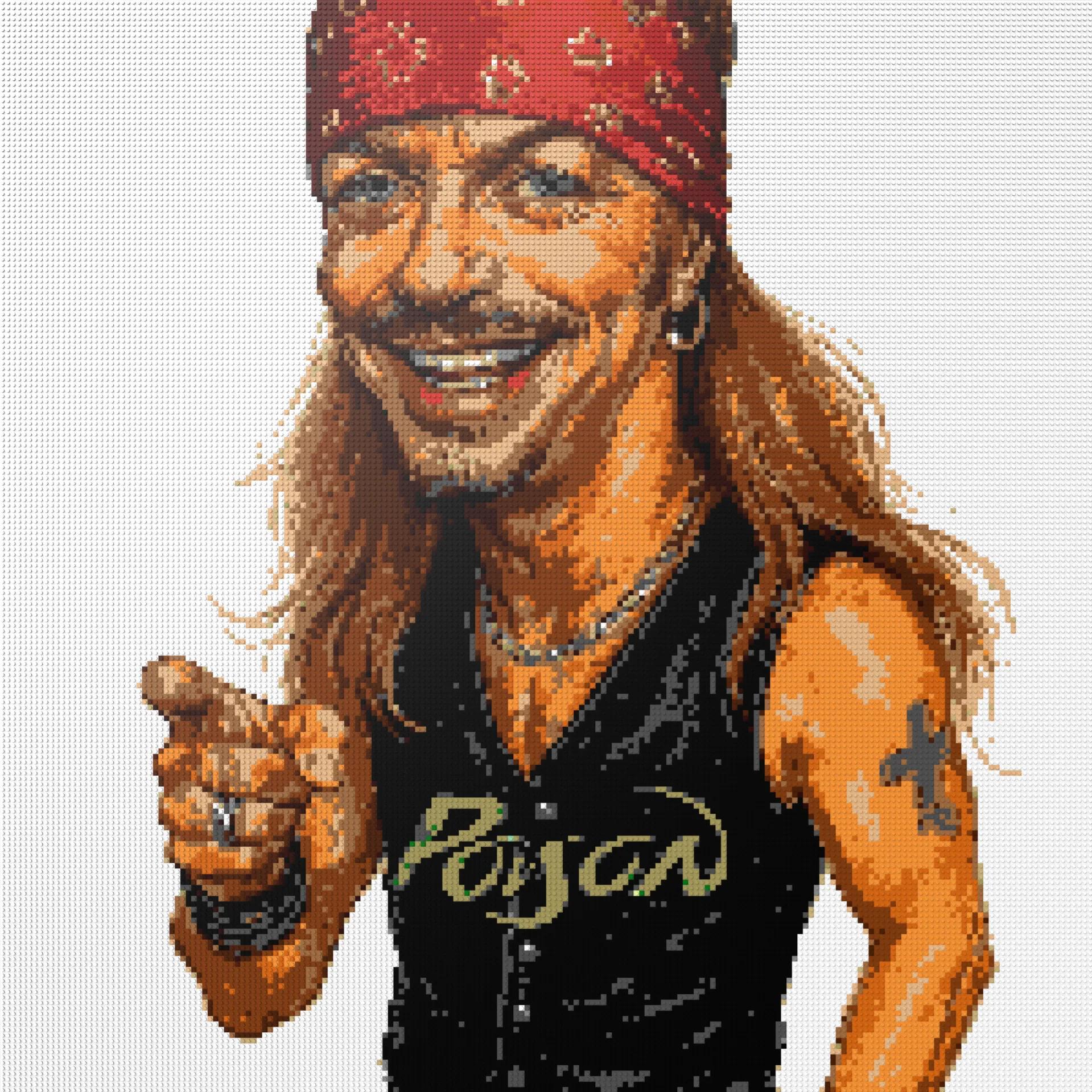 200*200studs, 160*160cm, 63*63inch