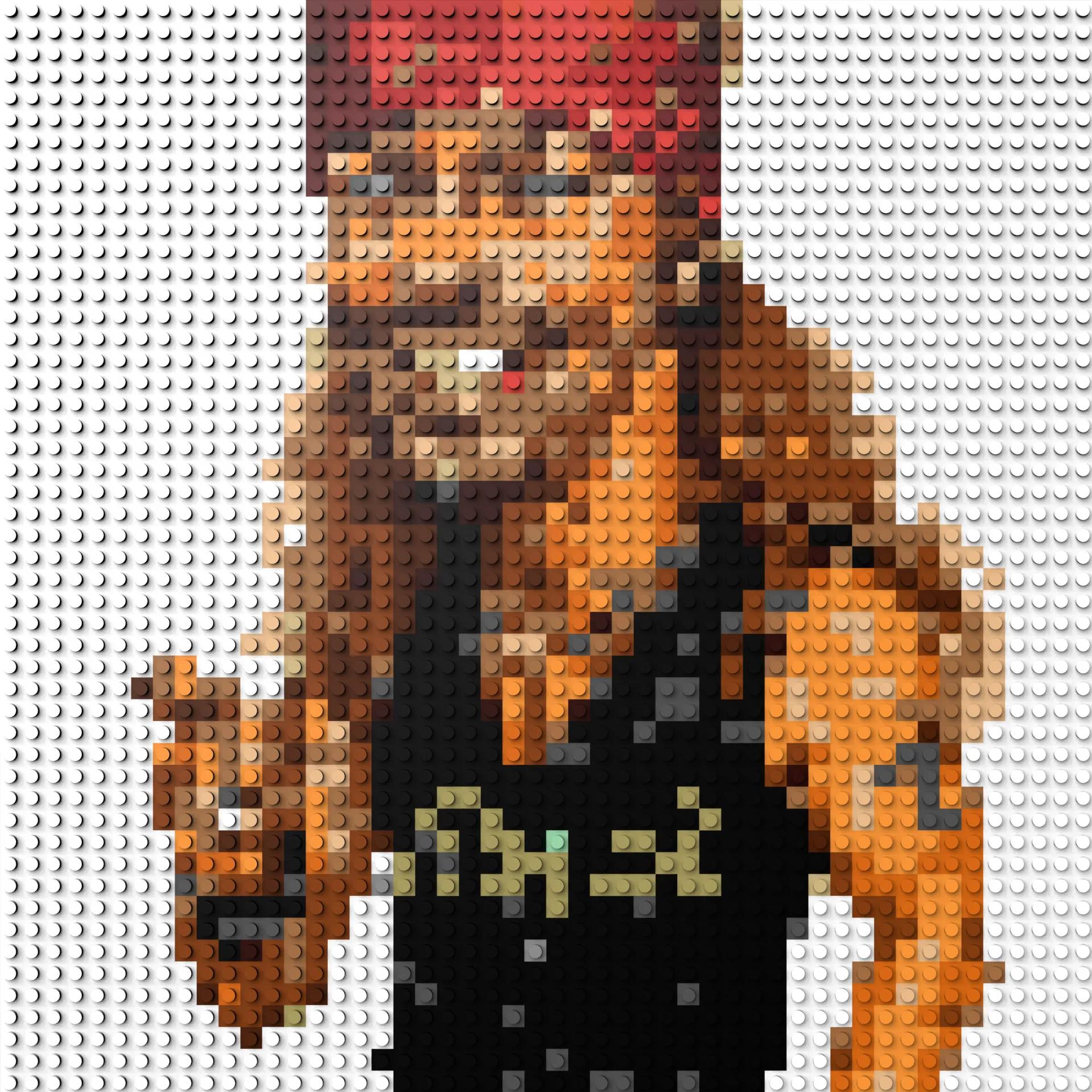 50*50studs, 40*40cm, 15,75*15,75inch