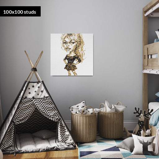 100*100studs, 80*80cm, 31,5*31,5inch