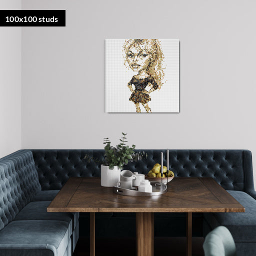 100*100studs, 80*80cm, 31,5*31,5inch