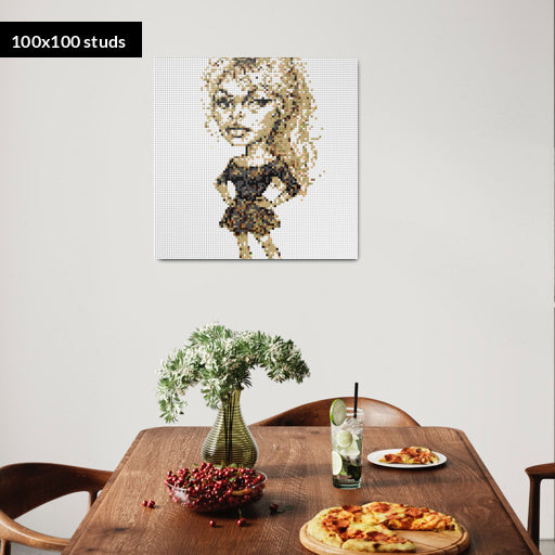 100*100studs, 80*80cm, 31,5*31,5inch