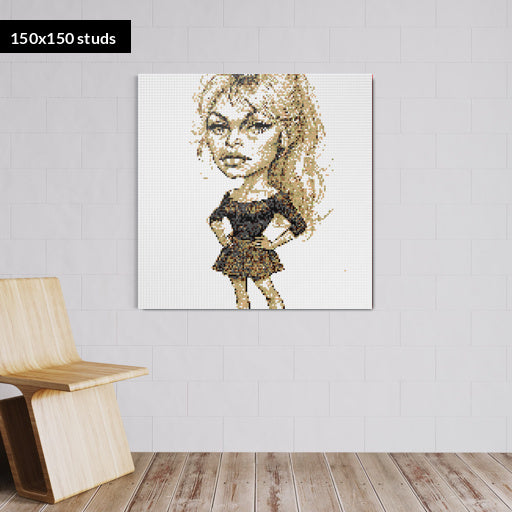 150*150studs, 120*120cm, 47,25*47,25inch