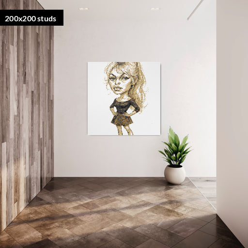 200*200studs, 160*160cm, 63*63inch