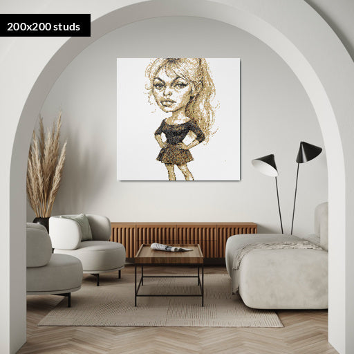 200*200studs, 160*160cm, 63*63inch