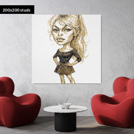 200*200studs, 160*160cm, 63*63inch