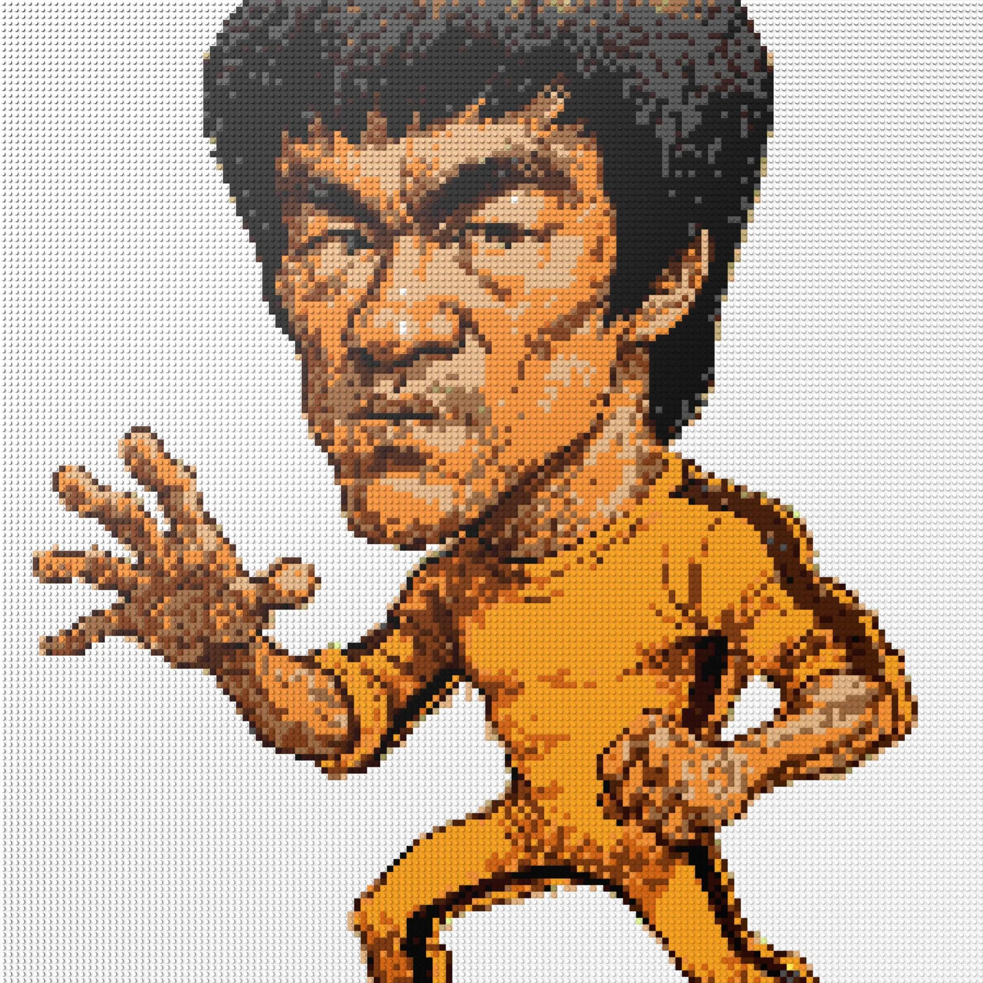 150*150studs, 120*120cm, 47,25*47,25inch