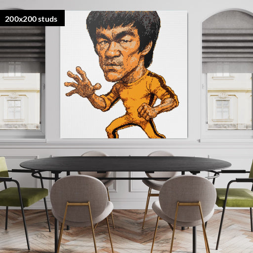 200*200studs, 160*160cm, 63*63inch