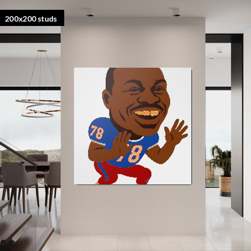 200*200studs, 160*160cm, 63*63inch