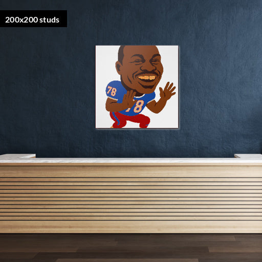 200*200studs, 160*160cm, 63*63inch