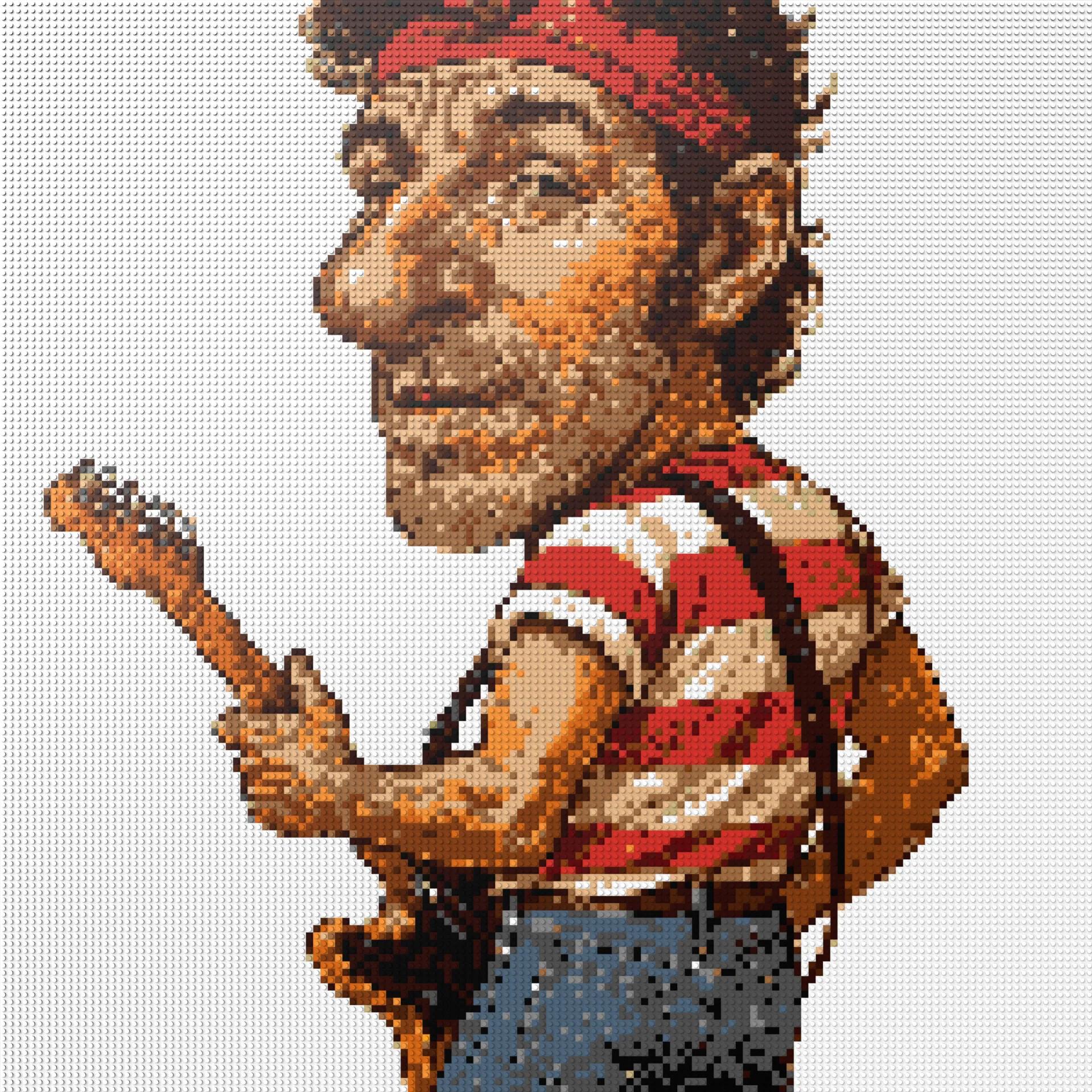 150*150studs, 120*120cm, 47,25*47,25inch