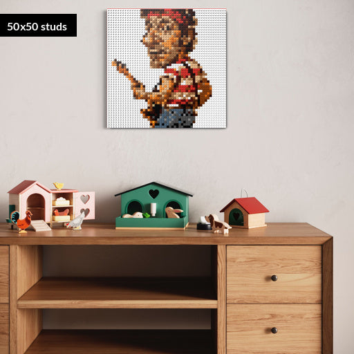 50*50studs, 40*40cm, 15,75*15,75inch