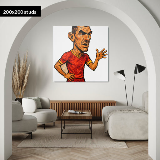 200*200studs, 160*160cm, 63*63inch