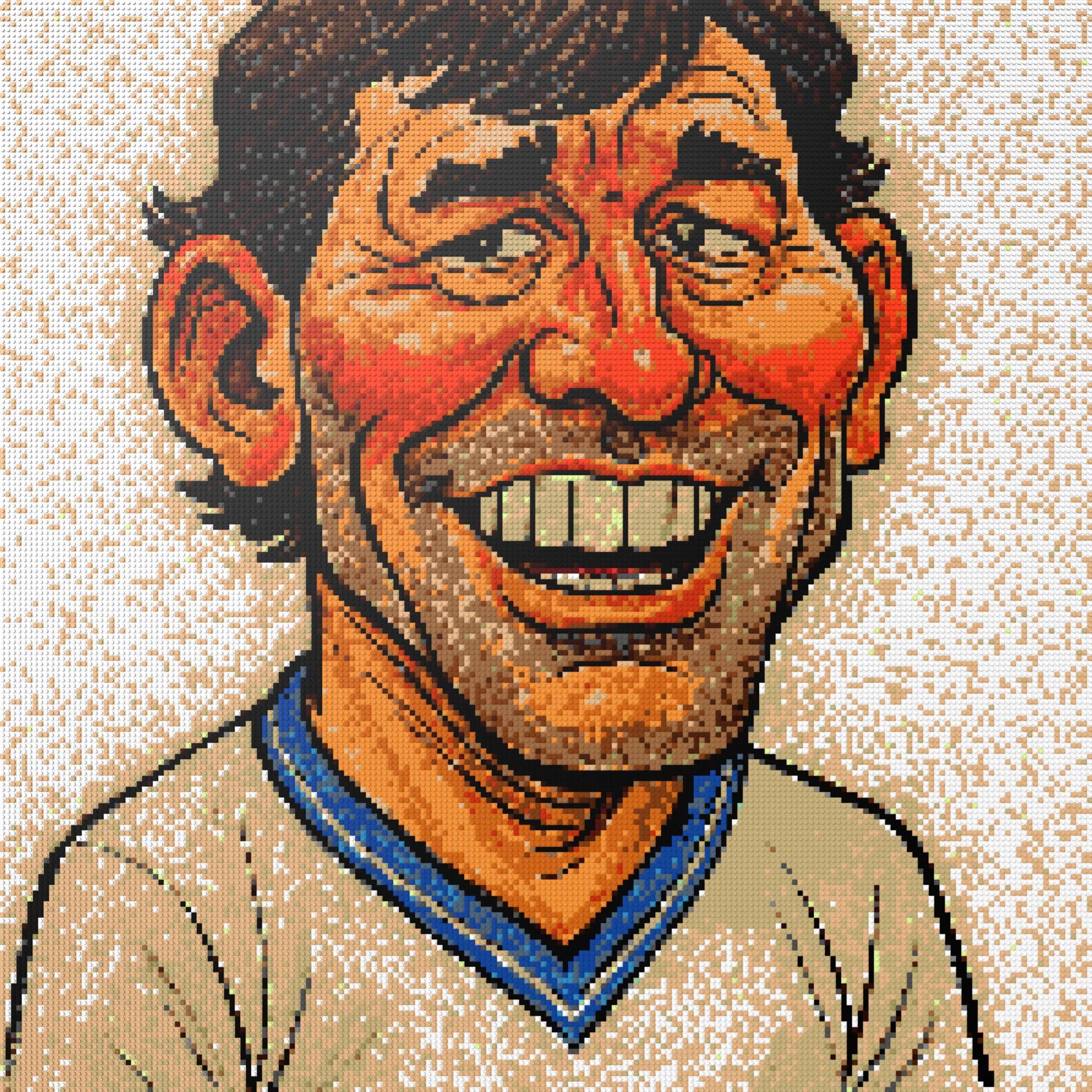 200*200studs, 160*160cm, 63*63inch