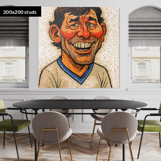 200*200studs, 160*160cm, 63*63inch