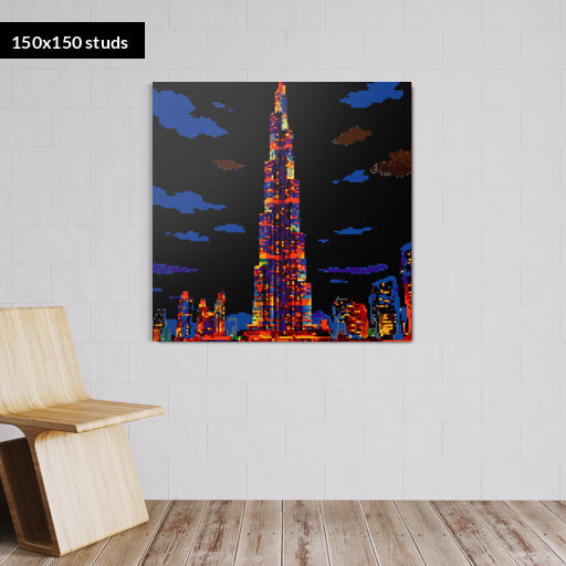 150*150studs, 120*120cm, 47,25*47,25inch
