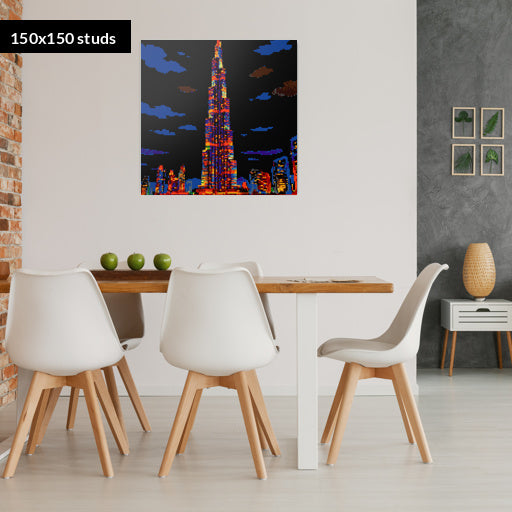 150*150studs, 120*120cm, 47,25*47,25inch