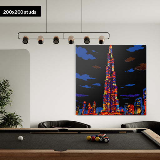 200*200studs, 160*160cm, 63*63inch