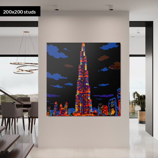 200*200studs, 160*160cm, 63*63inch