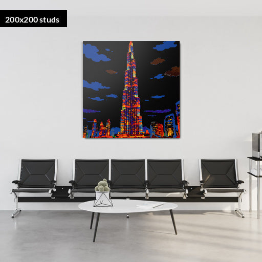 200*200studs, 160*160cm, 63*63inch