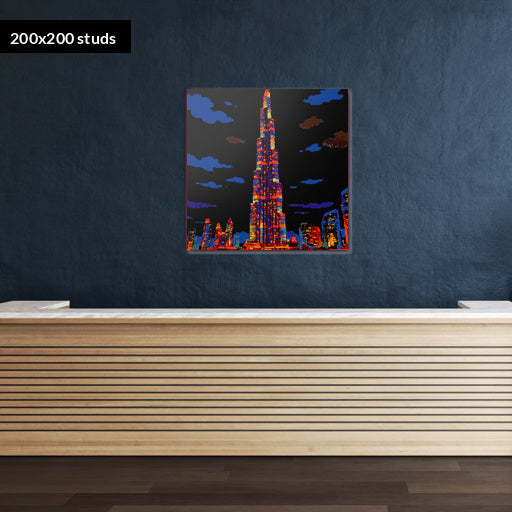 200*200studs, 160*160cm, 63*63inch