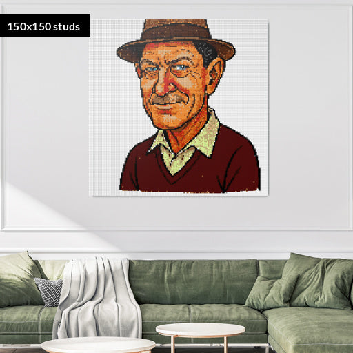 150*150studs, 120*120cm, 47,25*47,25inch