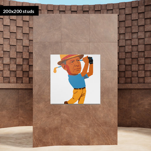 200*200studs, 160*160cm, 63*63inch