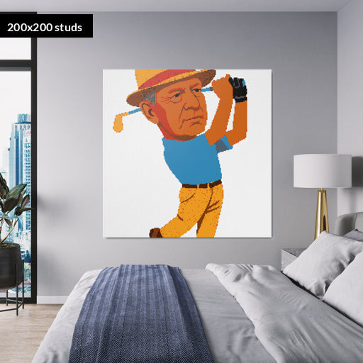 200*200studs, 160*160cm, 63*63inch