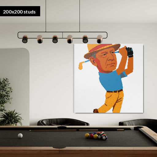 200*200studs, 160*160cm, 63*63inch